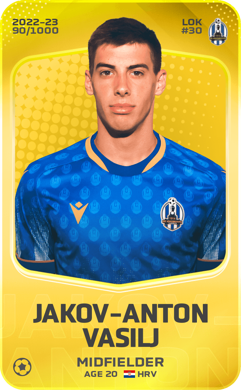 Jakov-Anton Vasilj 2022-23 • Limited 90/1000