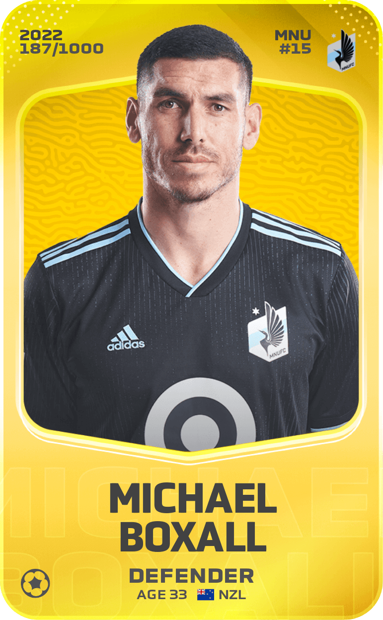 Michael Boxall 2022-23 • Limited 187/1000