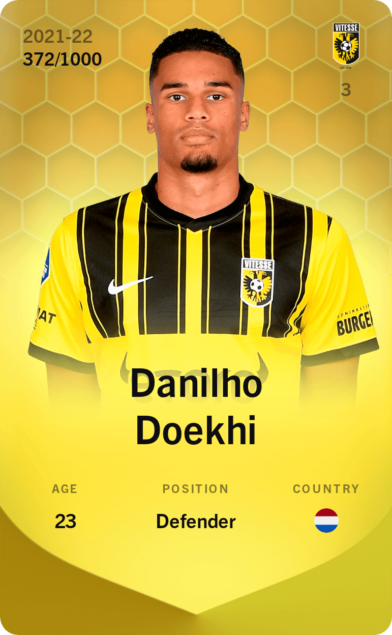 Danilho Doekhi 2021-22 • Limited 372/1000