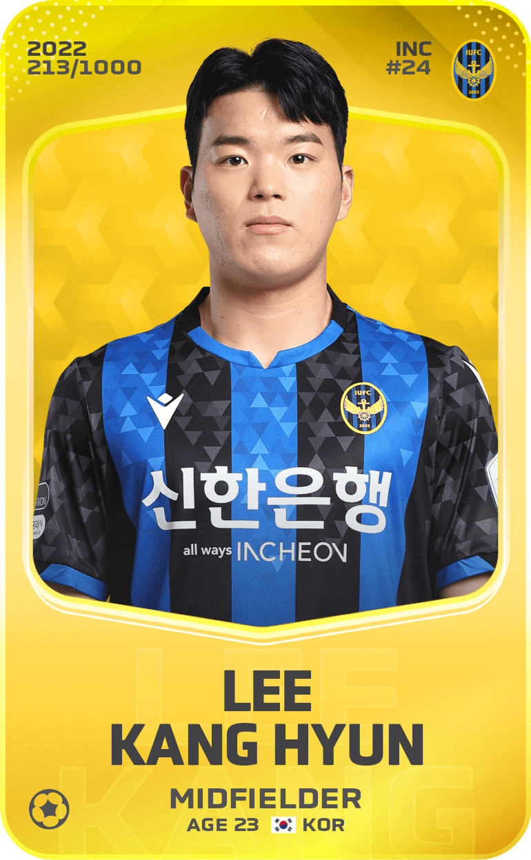 Lee Kang Hyun 2022-23 • Limited 213/1000