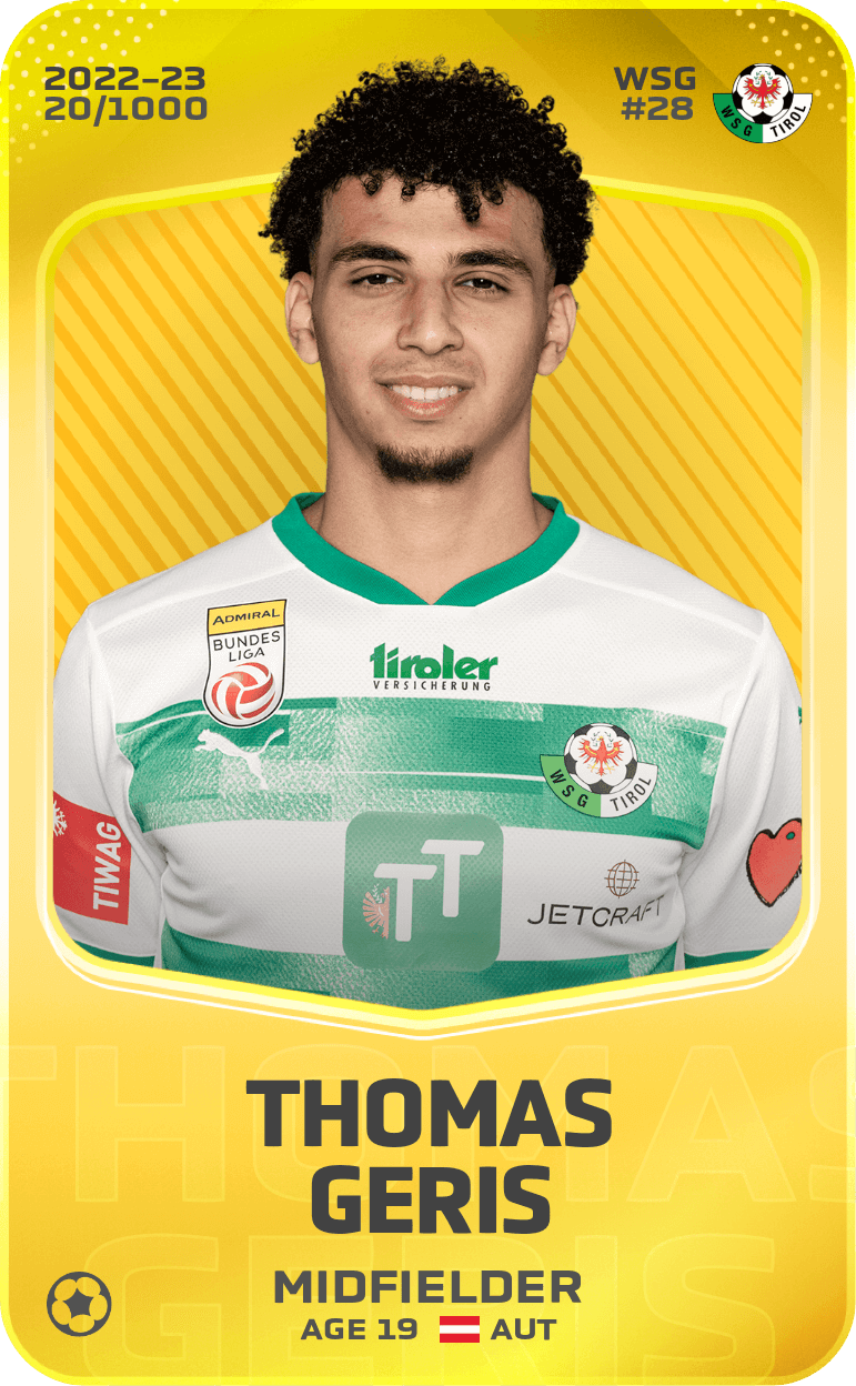 Thomas Geris 2022-23 • Limited 20/1000