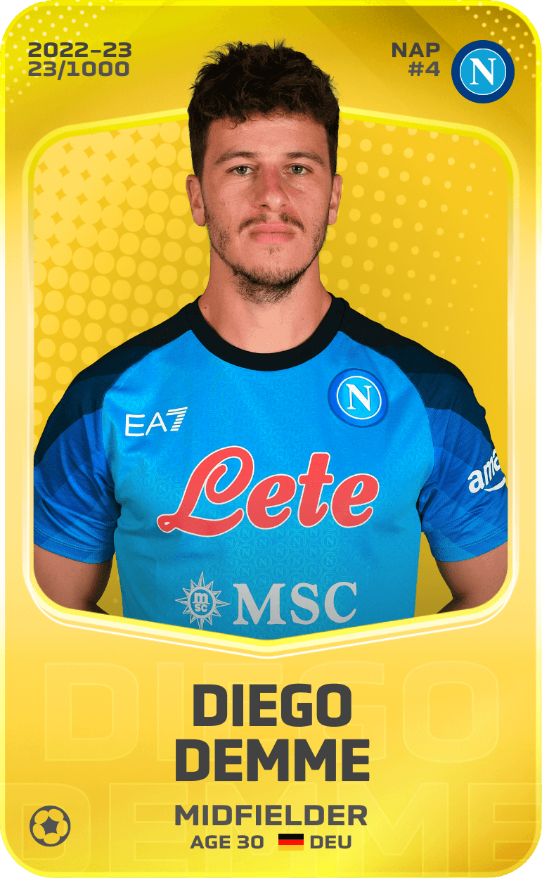Diego Demme 2022-23 • Limited 23/1000