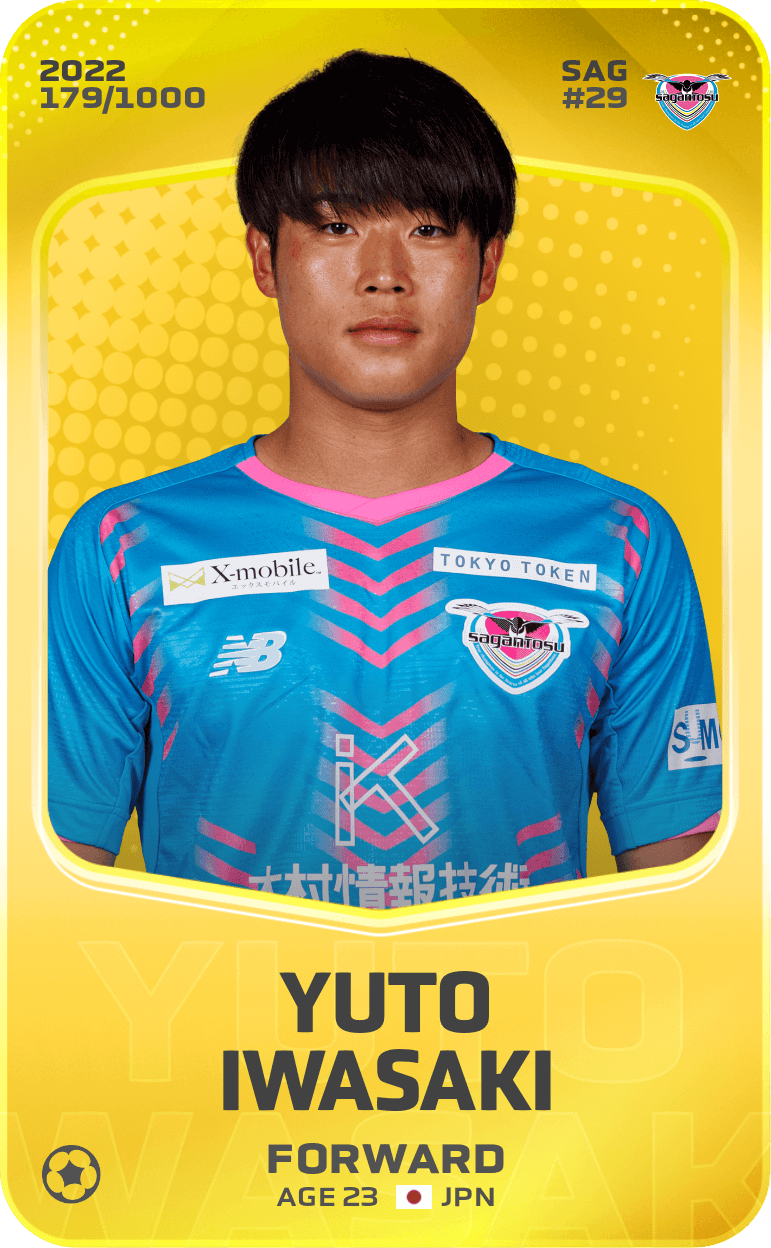 Yuto Iwasaki 2022-23 • Limited 179/1000
