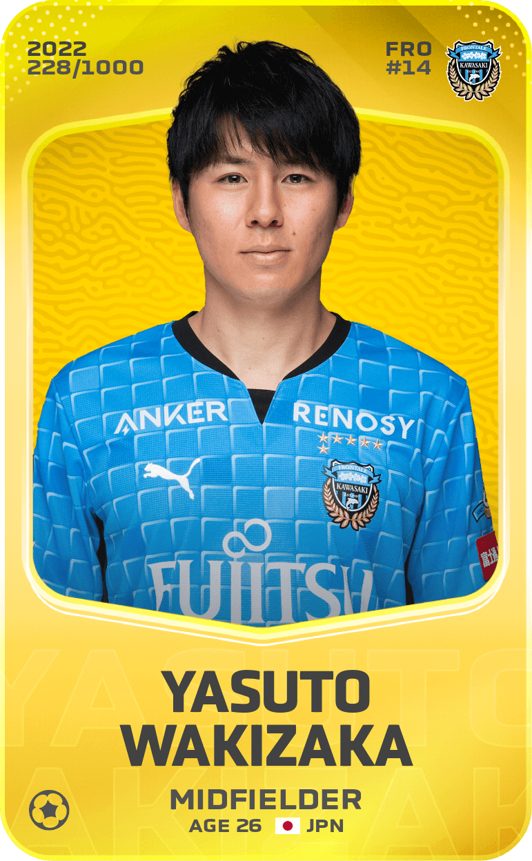 Yasuto Wakizaka 2022-23 • Limited 228/1000