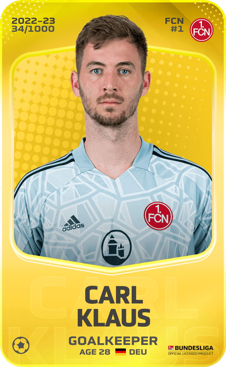 Carl Klaus 2022-23 • Limited 34/1000