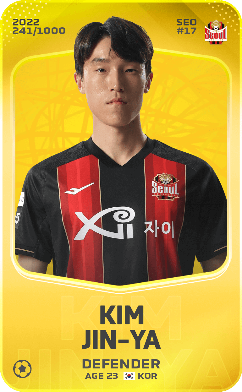 Kim Jin-Ya 2022-23 • Limited 241/1000