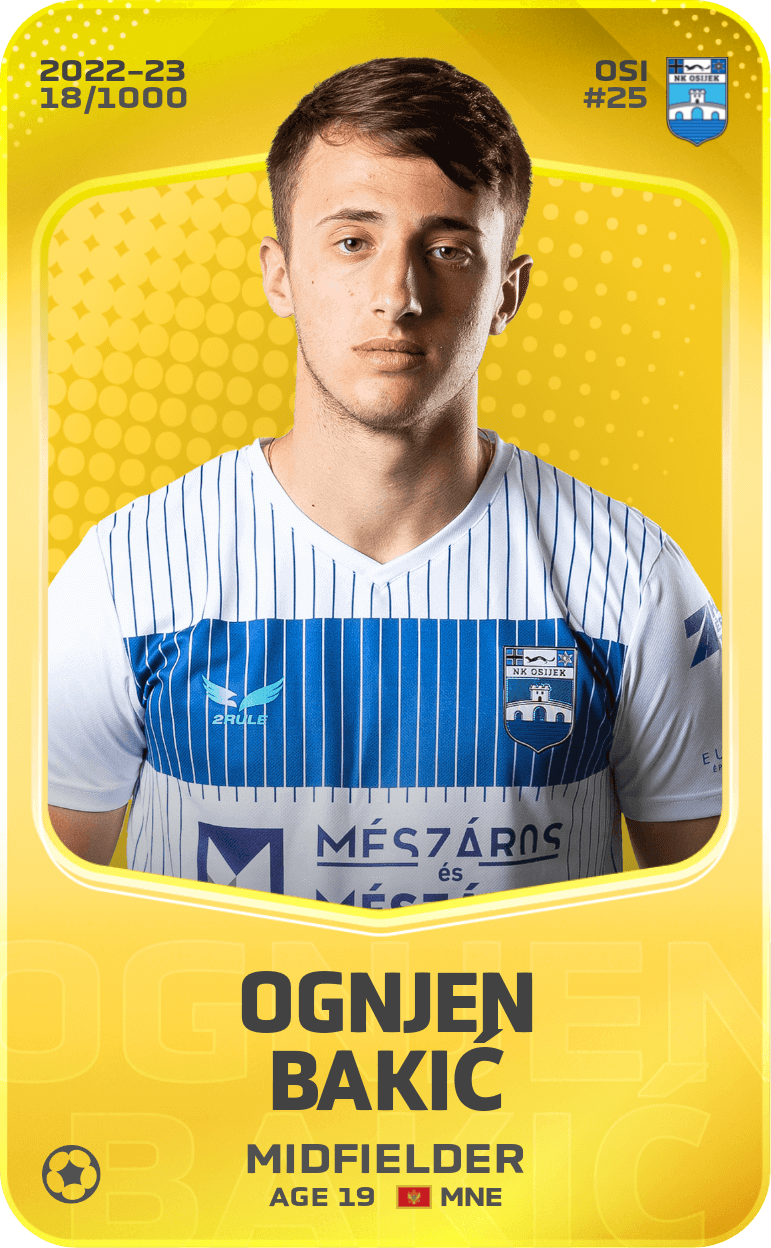Ognjen Bakić 2022-23 • Limited 18/1000