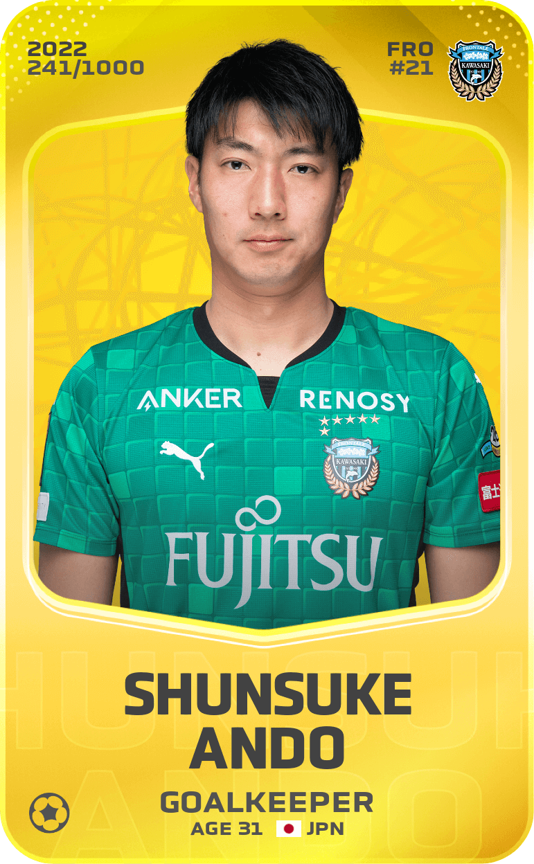 Shunsuke Ando 2022-23 • Limited 241/1000