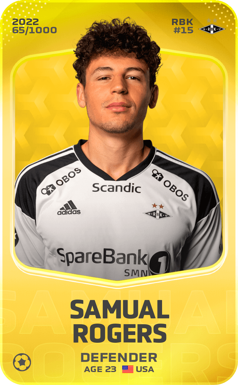 Samual Rogers 2022-23 • Limited 65/1000