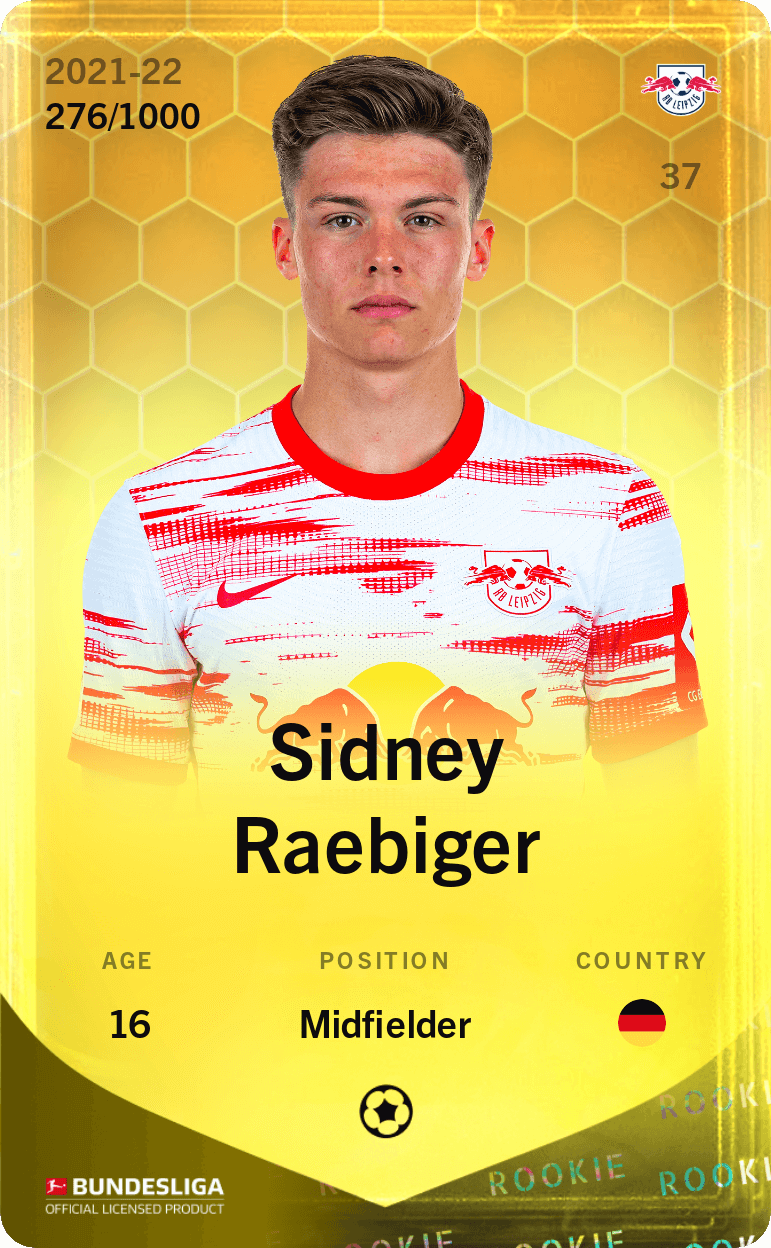 Sidney Raebiger 2021-22 • Limited 276/1000