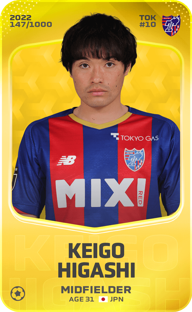 Keigo Higashi 2022-23 • Limited 147/1000