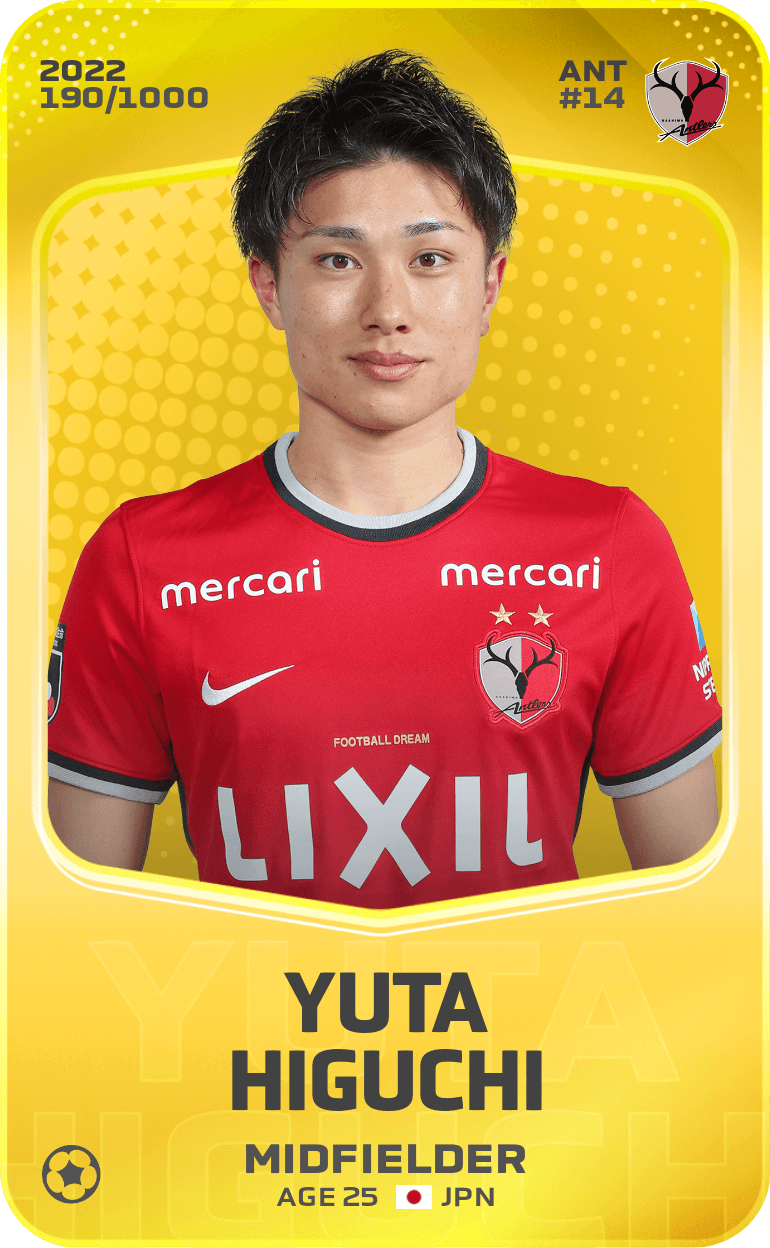 Yuta Higuchi 2022-23 • Limited 190/1000