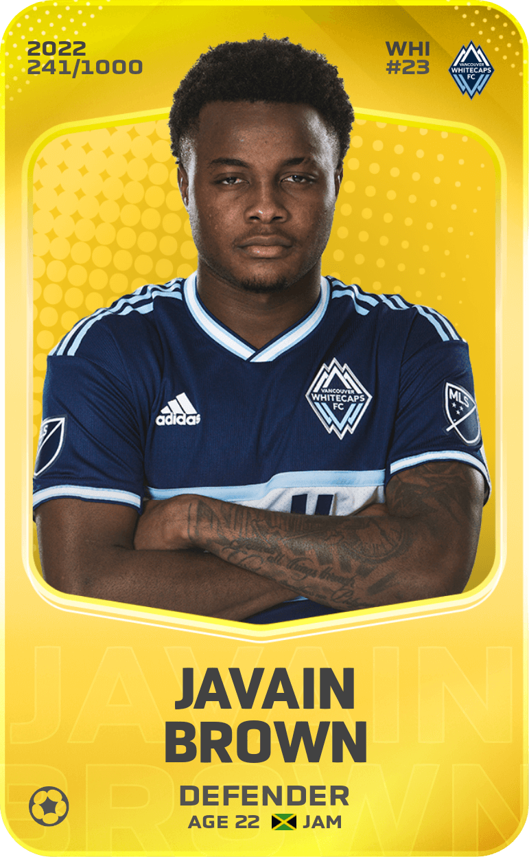 Javain Brown 2022-23 • Limited 241/1000
