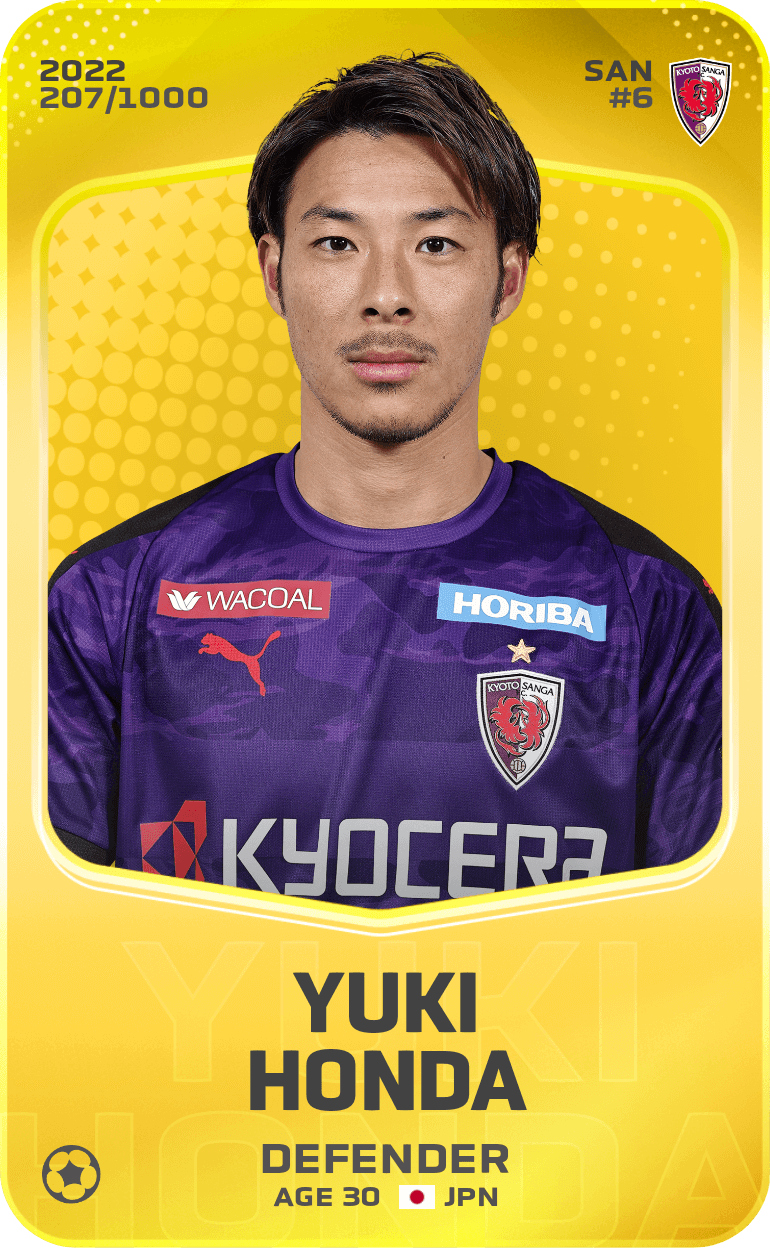 Yuki Honda 2022-23 • Limited 207/1000