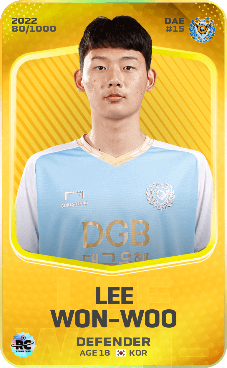 Lee Won-Woo 2022-23 • Limited 80/1000