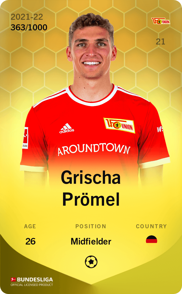 Grischa Prömel 2021-22 • Limited 363/1000