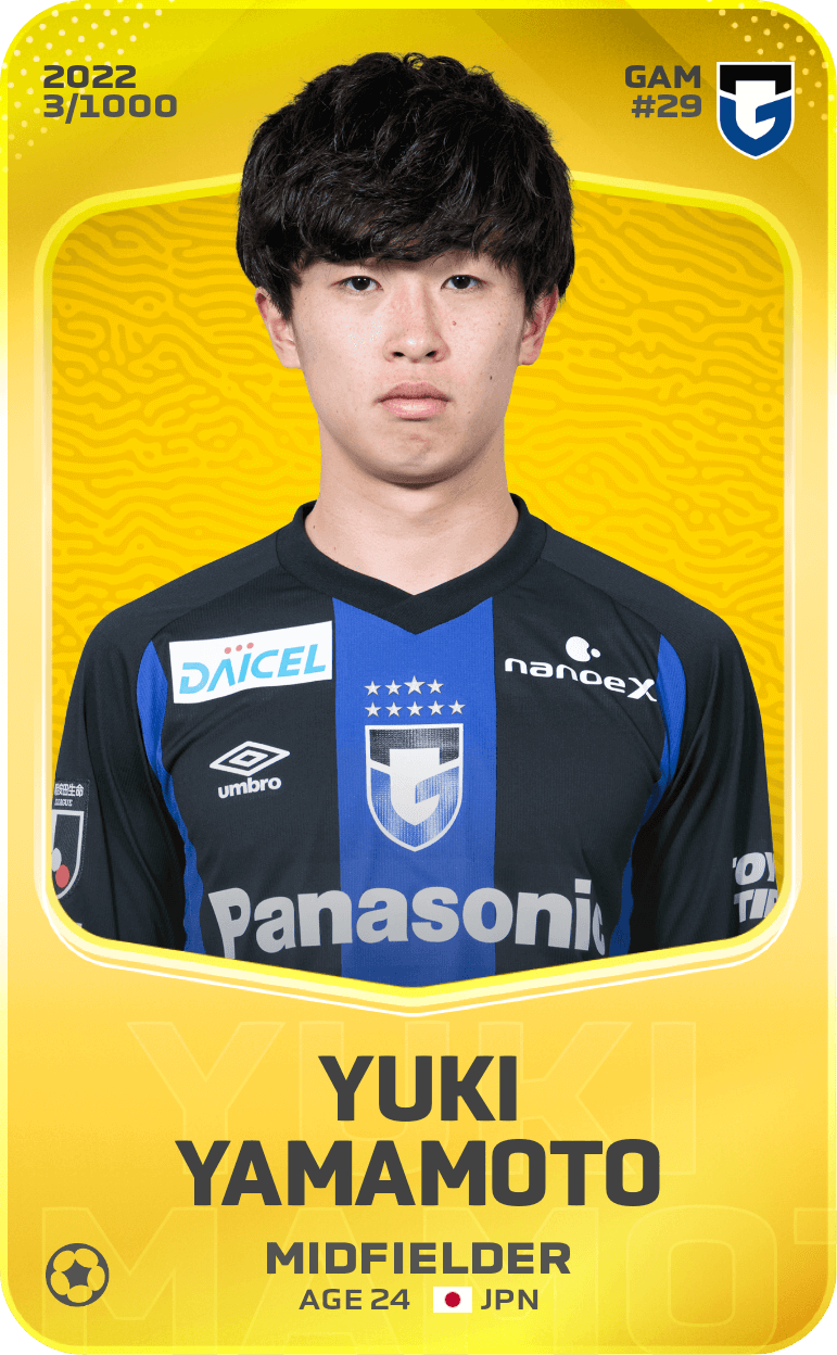 Yuki Yamamoto 2022-23 • Limited 3/1000
