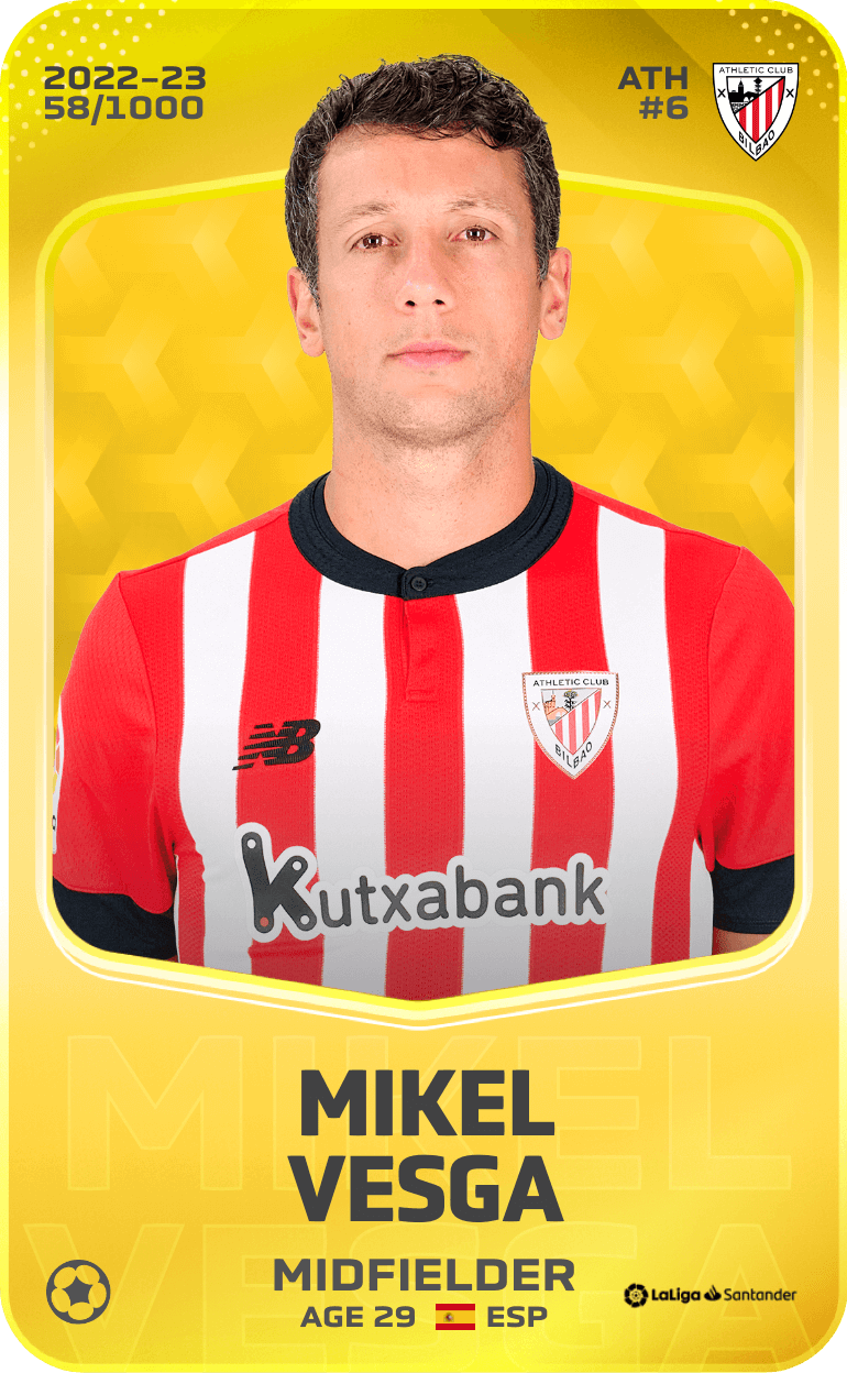Mikel Vesga 2022-23 • Limited 58/1000