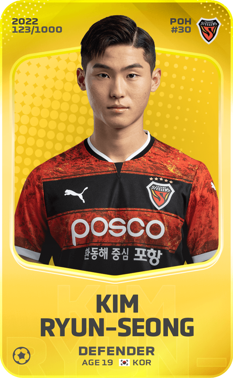 Kim Ryun-Seong 2022-23 • Limited 123/1000