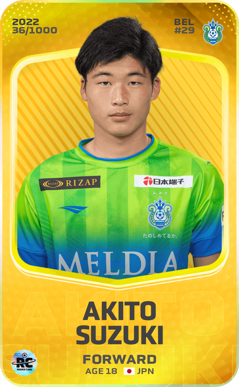 Akito Suzuki 2022-23 • Limited 36/1000