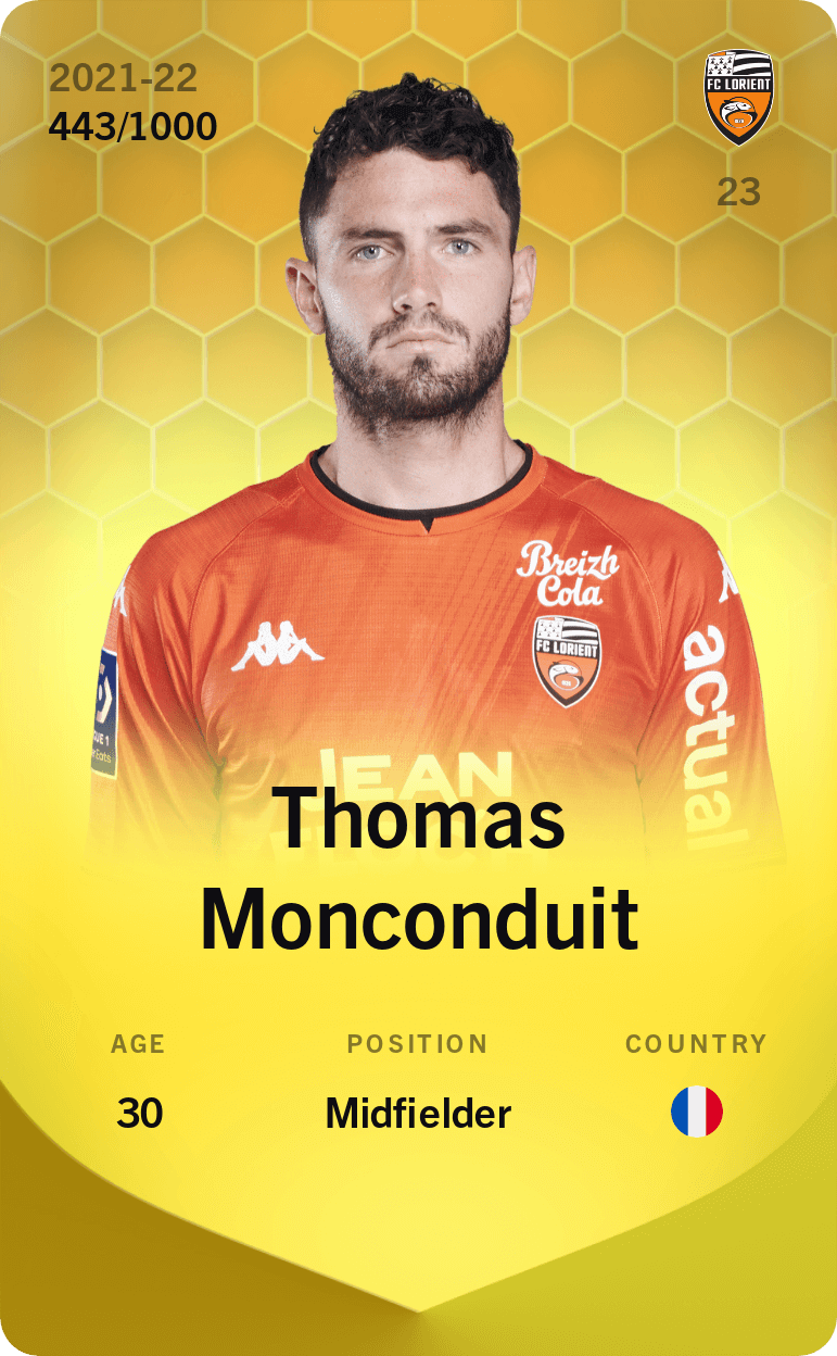 Thomas Monconduit 2021-22 • Limited 443/1000