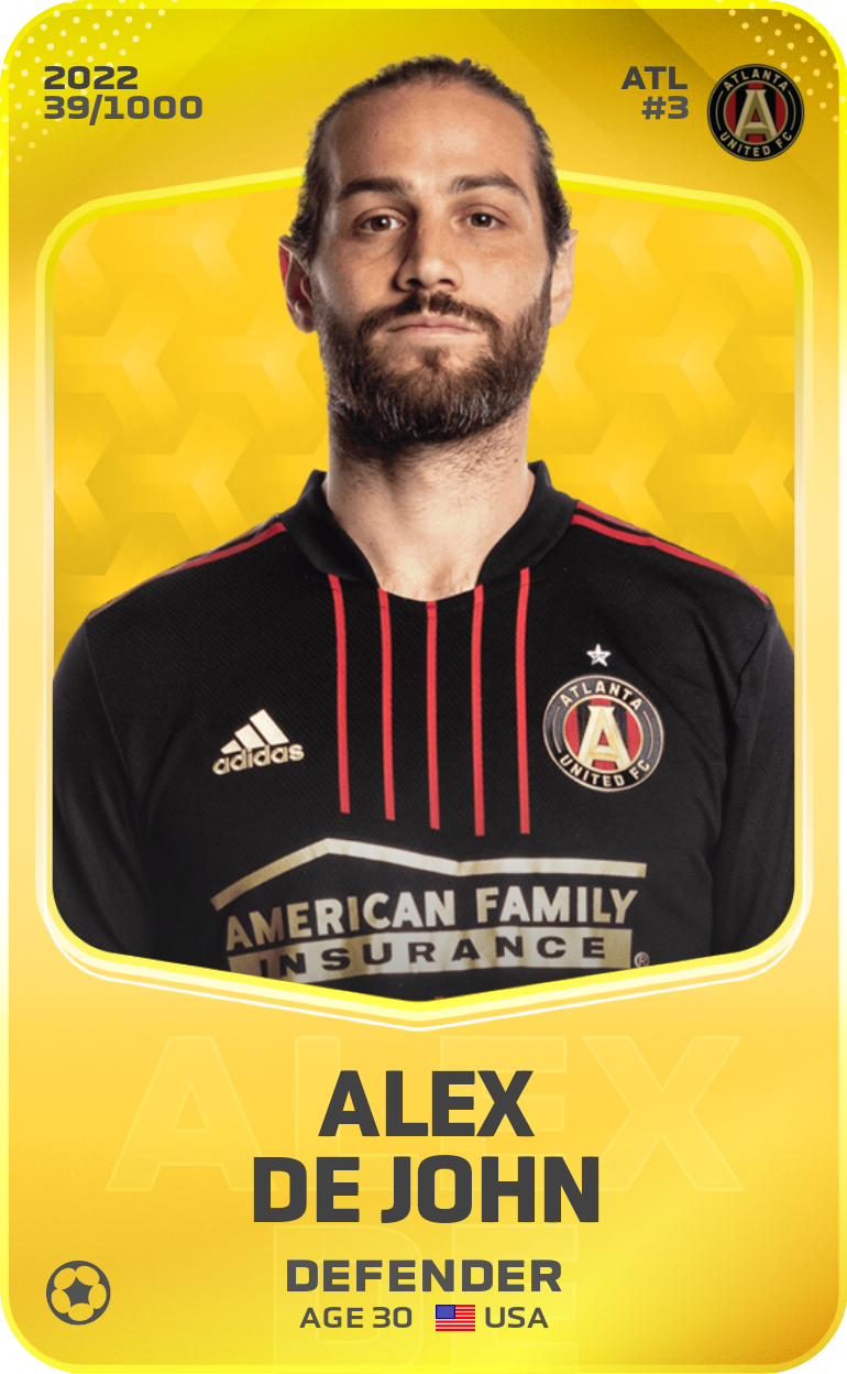 Sorare - Sorare Official - Alex De John 2022-23 • Limited 39/1000 - NFT # 35342670213057134441118452385638794159645808829816400096518563599727386417689