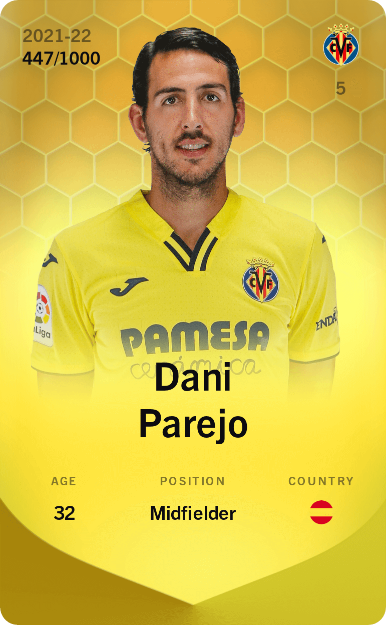 Dani Parejo 2021-22 • Limited 447/1000