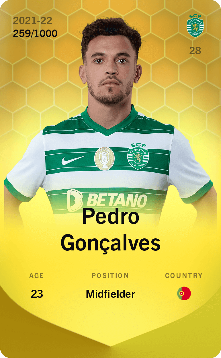 Pedro Gonçalves 2021-22 • Limited 259/1000