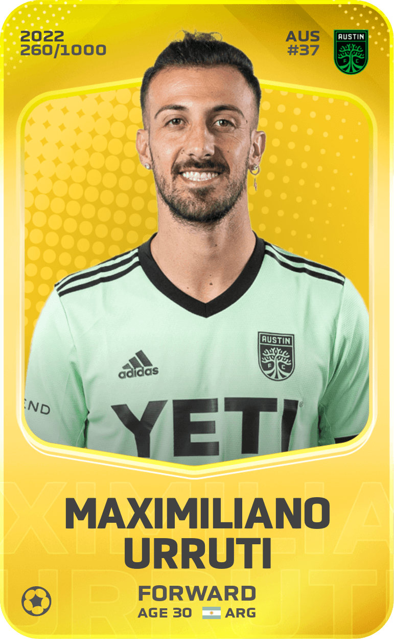 Maximiliano Urruti 2022-23 • Limited 260/1000