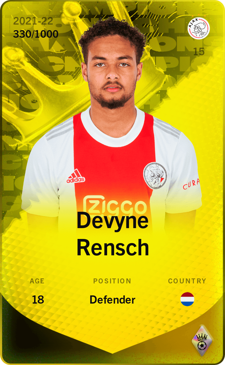 Devyne Rensch 2021-22 • Limited 330/1000
