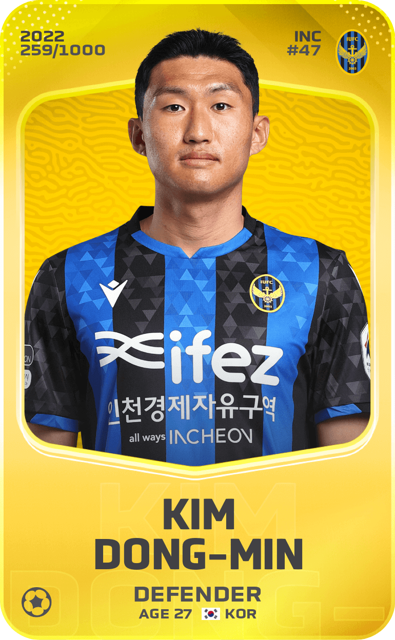 Kim Dong-Min 2022-23 • Limited 259/1000