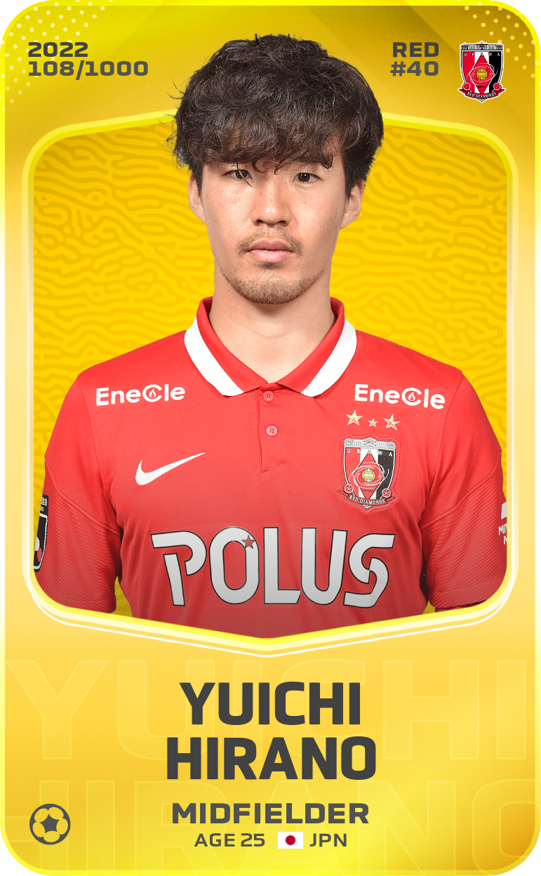 Sorare - Sorare Official - Yuichi Hirano 2022-23 • Limited 108/1000 - NFT # 29205437693573322672244263791730509017421680839308122493154456931253965905055