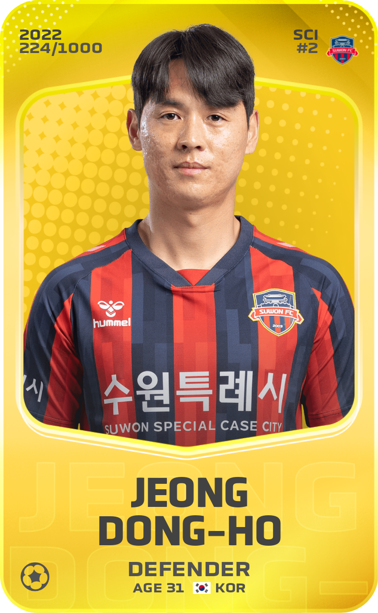 Sorare - Sorare Official - Jeong Dong-Ho 2022-23 • Limited 224/1000 - NFT # 7092380889866807925982715170868318339422270544318032560632633893336420373848