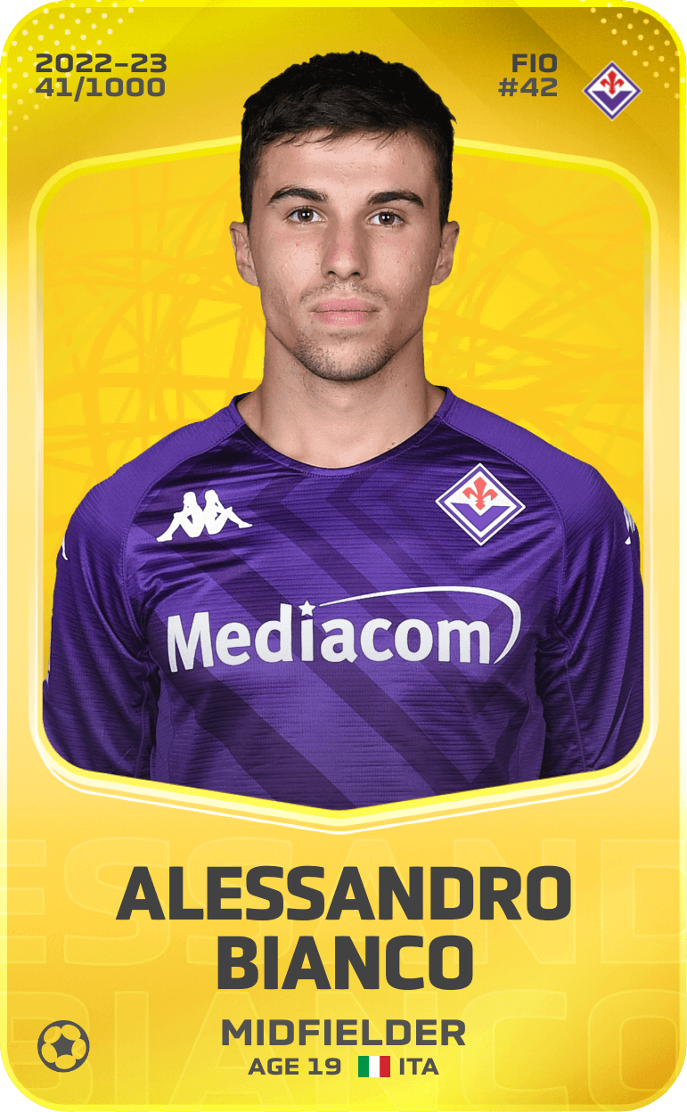 Alessandro Bianco 2022-23 • Limited 41/1000