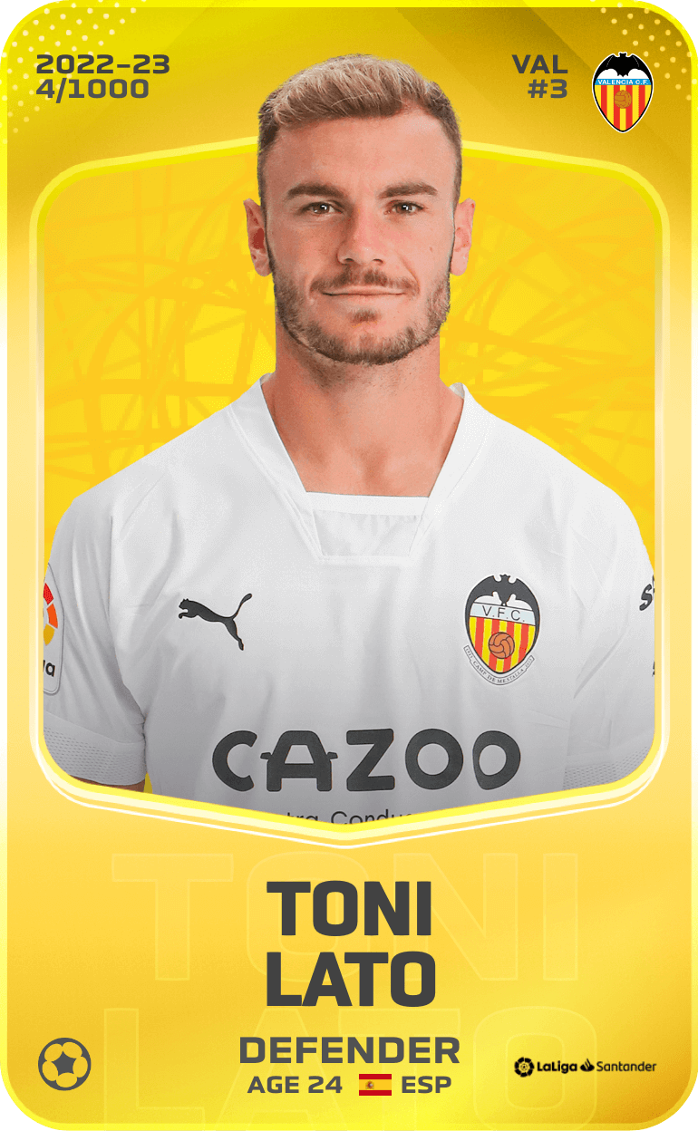 Toni Lato 2022-23 • Limited 4/1000