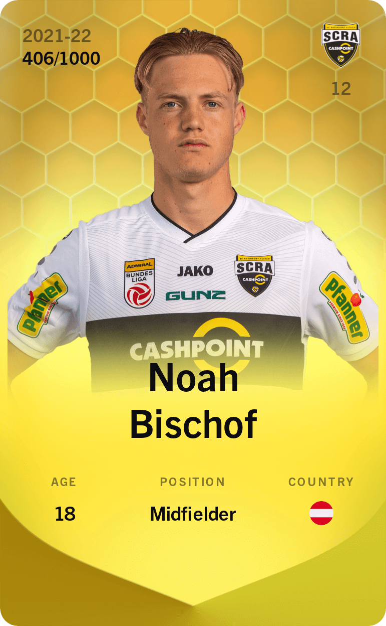 Noah Bischof 2021-22 • Limited 406/1000