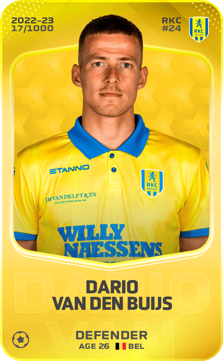 Dario Van den Buijs 2022-23 • Limited 17/1000