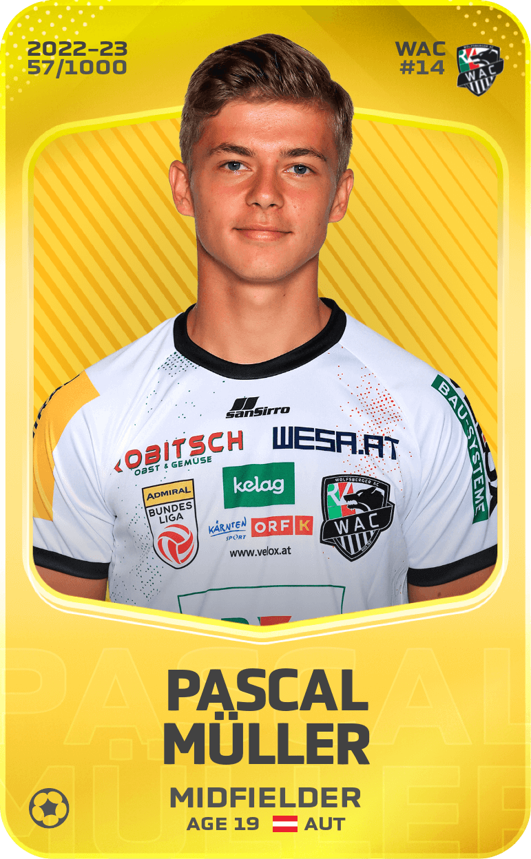 Pascal Müller 2022-23 • Limited 57/1000
