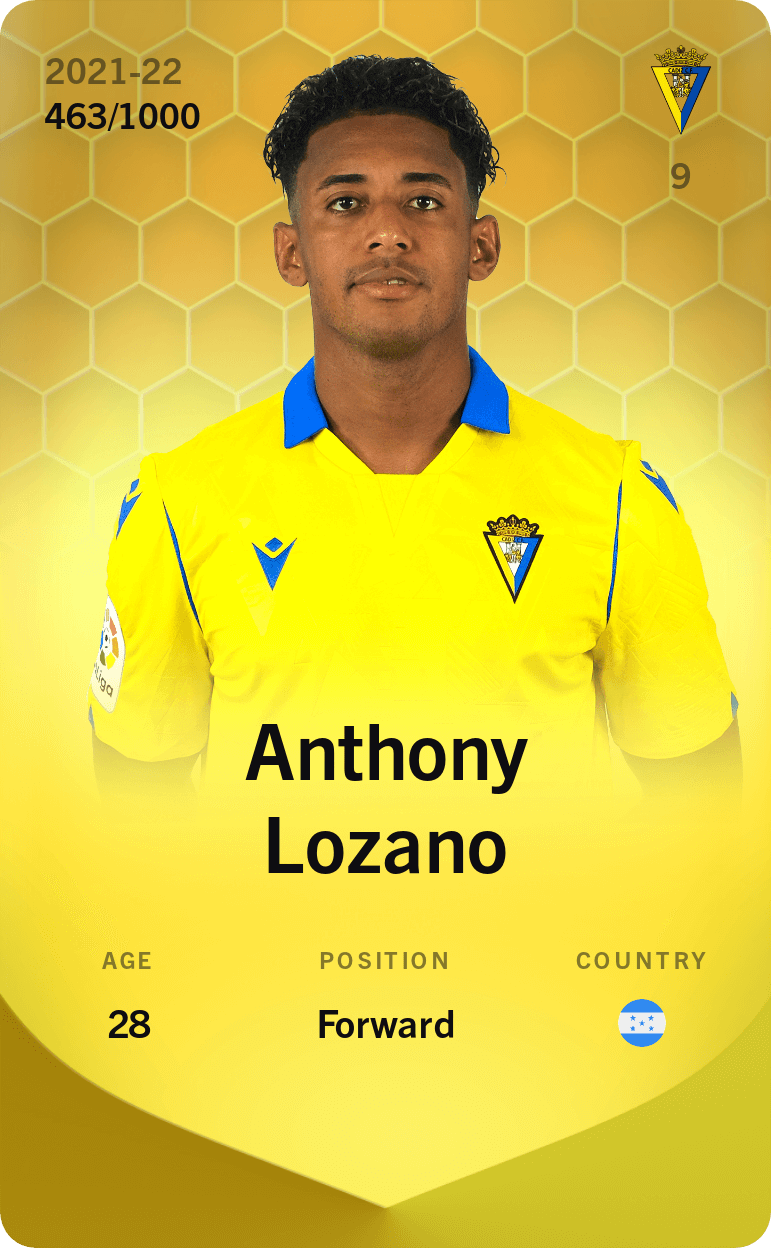 Anthony Lozano 2021-22 • Limited 463/1000