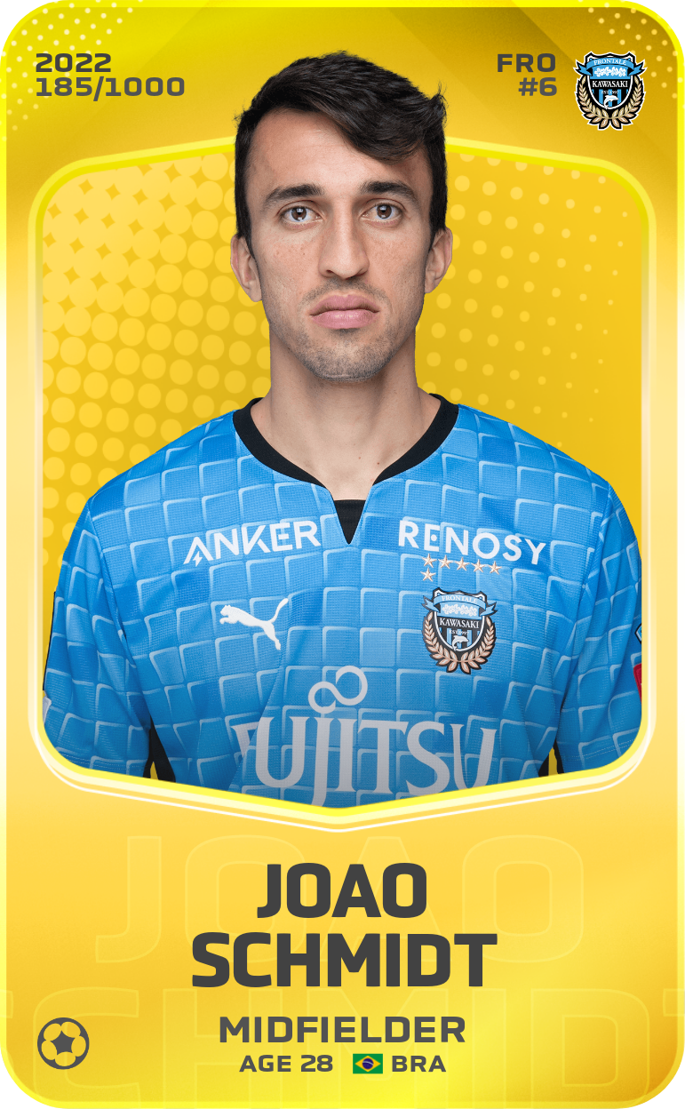 Sorare - Sorare Official - Joao Schmidt 2022-23 • Limited 185/1000 - NFT # 36508844159673431296319646270779681640725253969764977573691268831834242487785