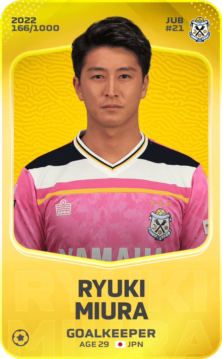 Ryuki Miura 2022-23 • Limited 166/1000