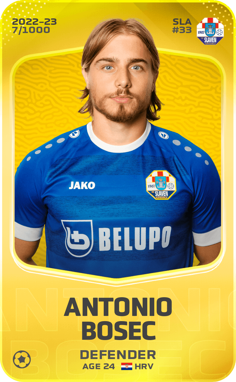 Antonio Bosec 2022-23 • Limited 7/1000