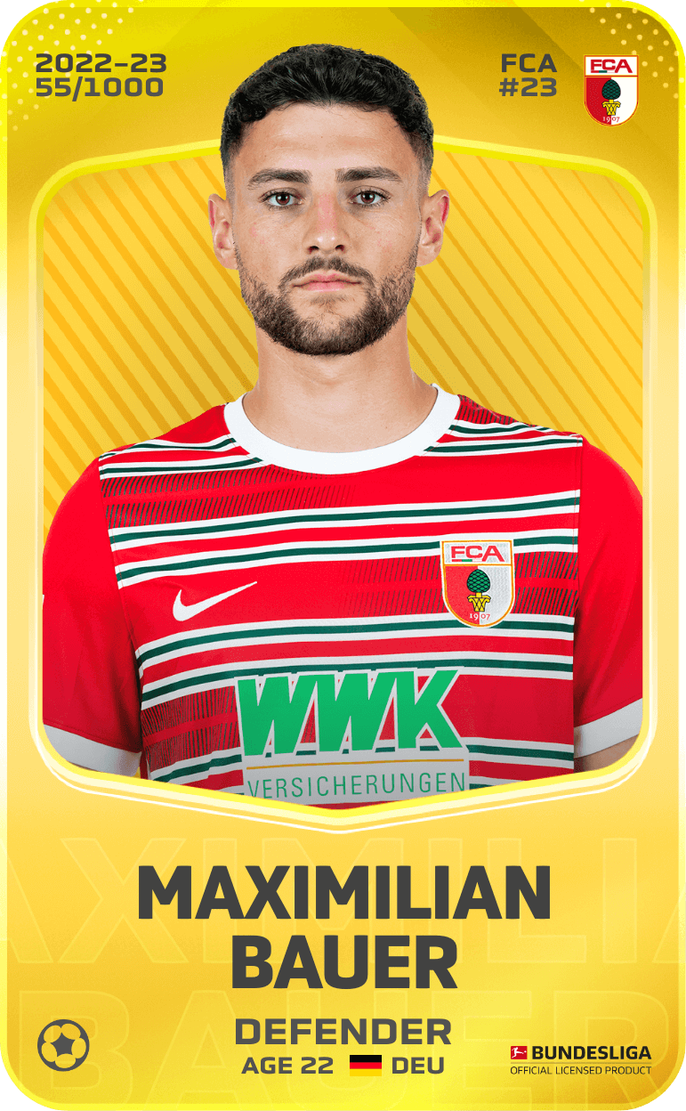 Maximilian Bauer 2022-23 • Limited 55/1000