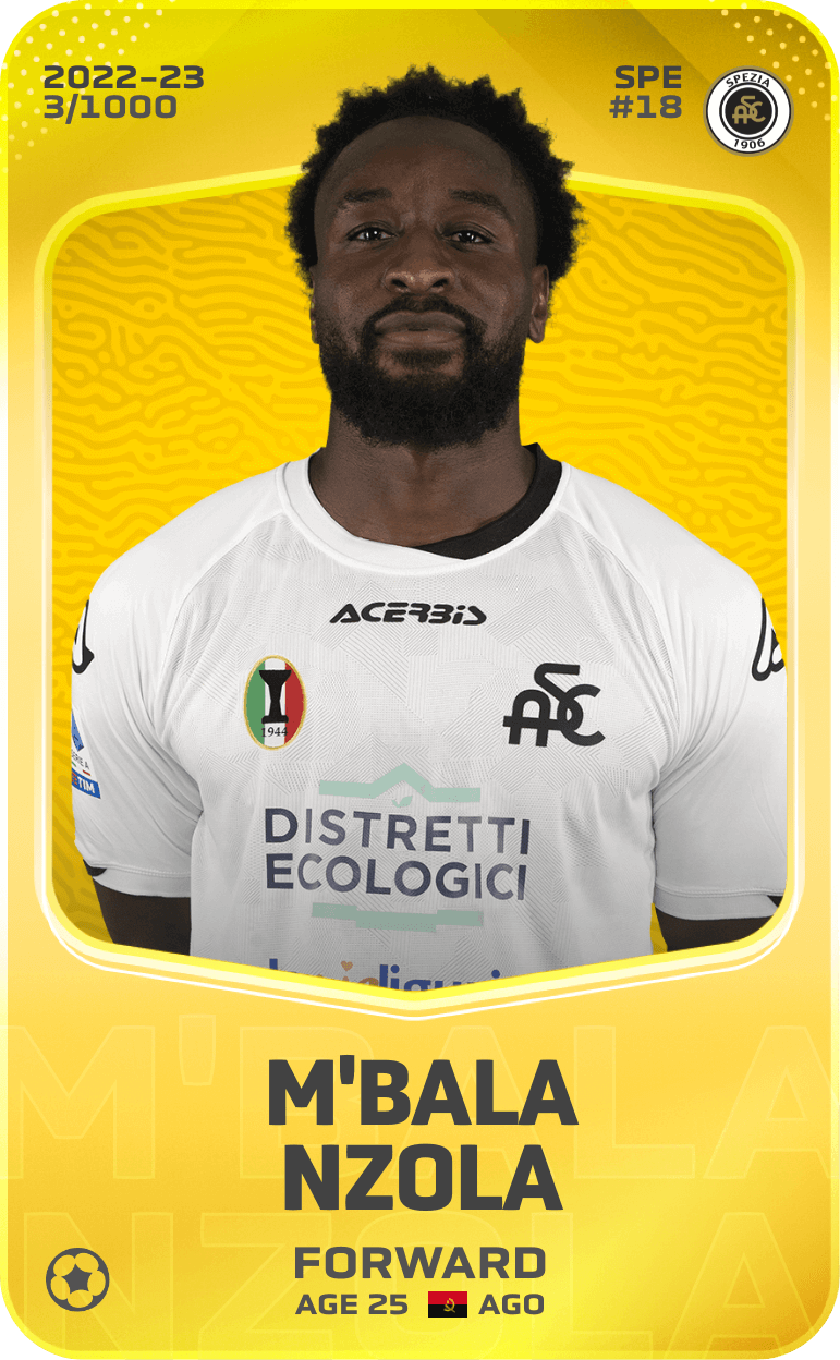 M'Bala Nzola 2022-23 • Limited 3/1000