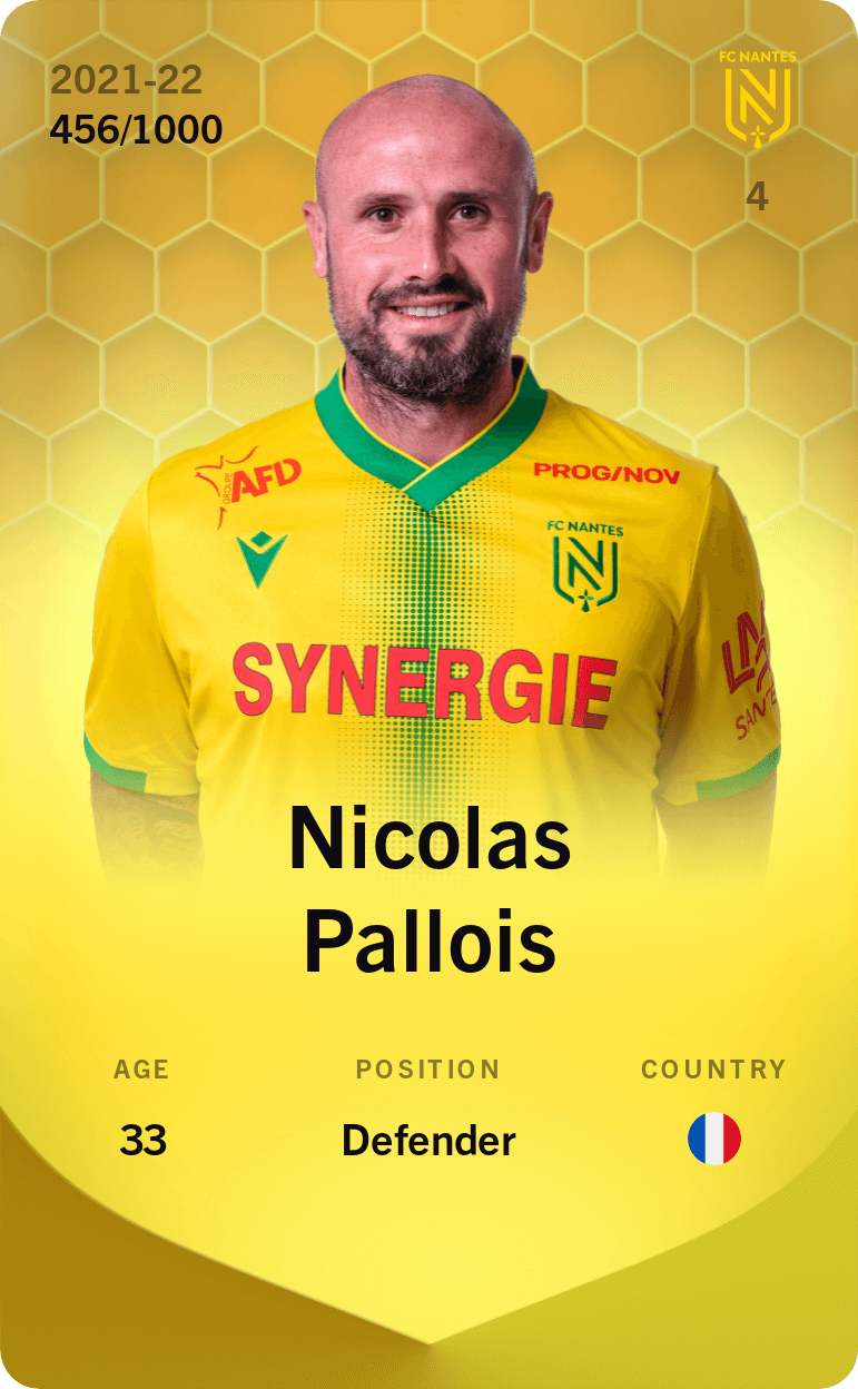 Nicolas Pallois 2021-22 • Limited 456/1000