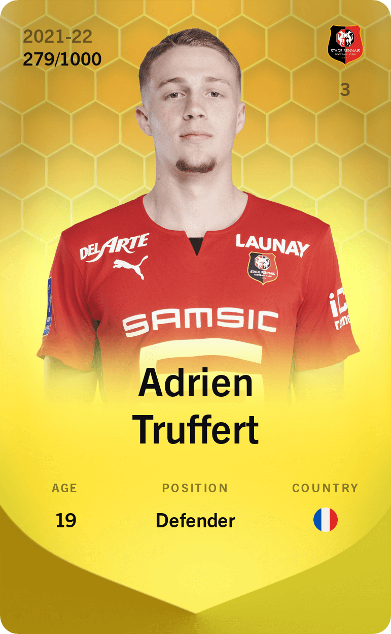 Adrien Truffert 2021-22 • Limited 279/1000