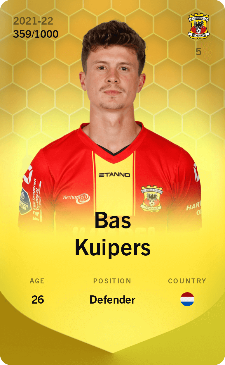 Bas Kuipers 2021-22 • Limited 359/1000