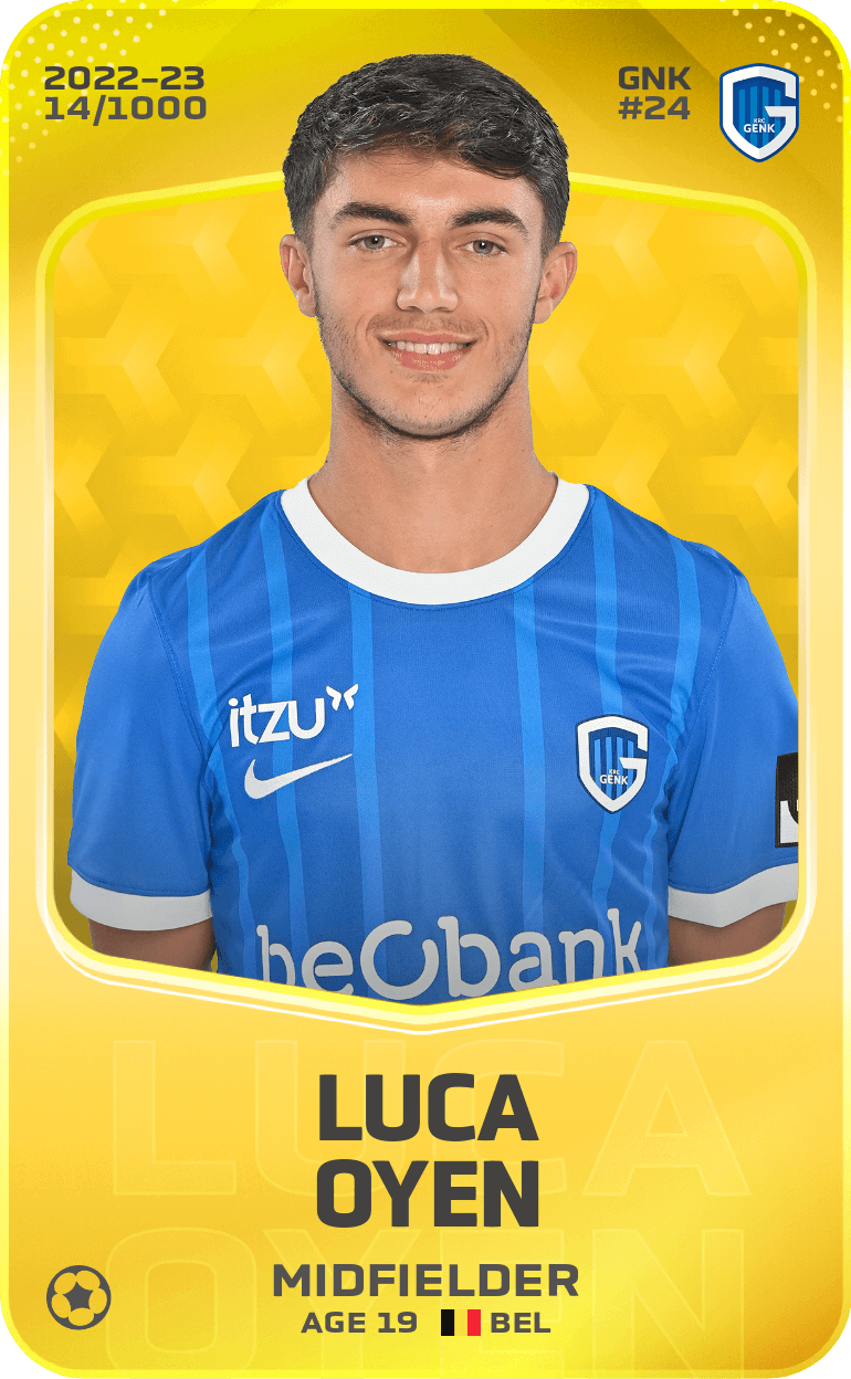 Luca Oyen 2022-23 • Limited 14/1000