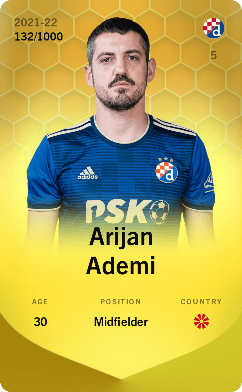 Arijan Ademi 2021-22 • Limited 132/1000