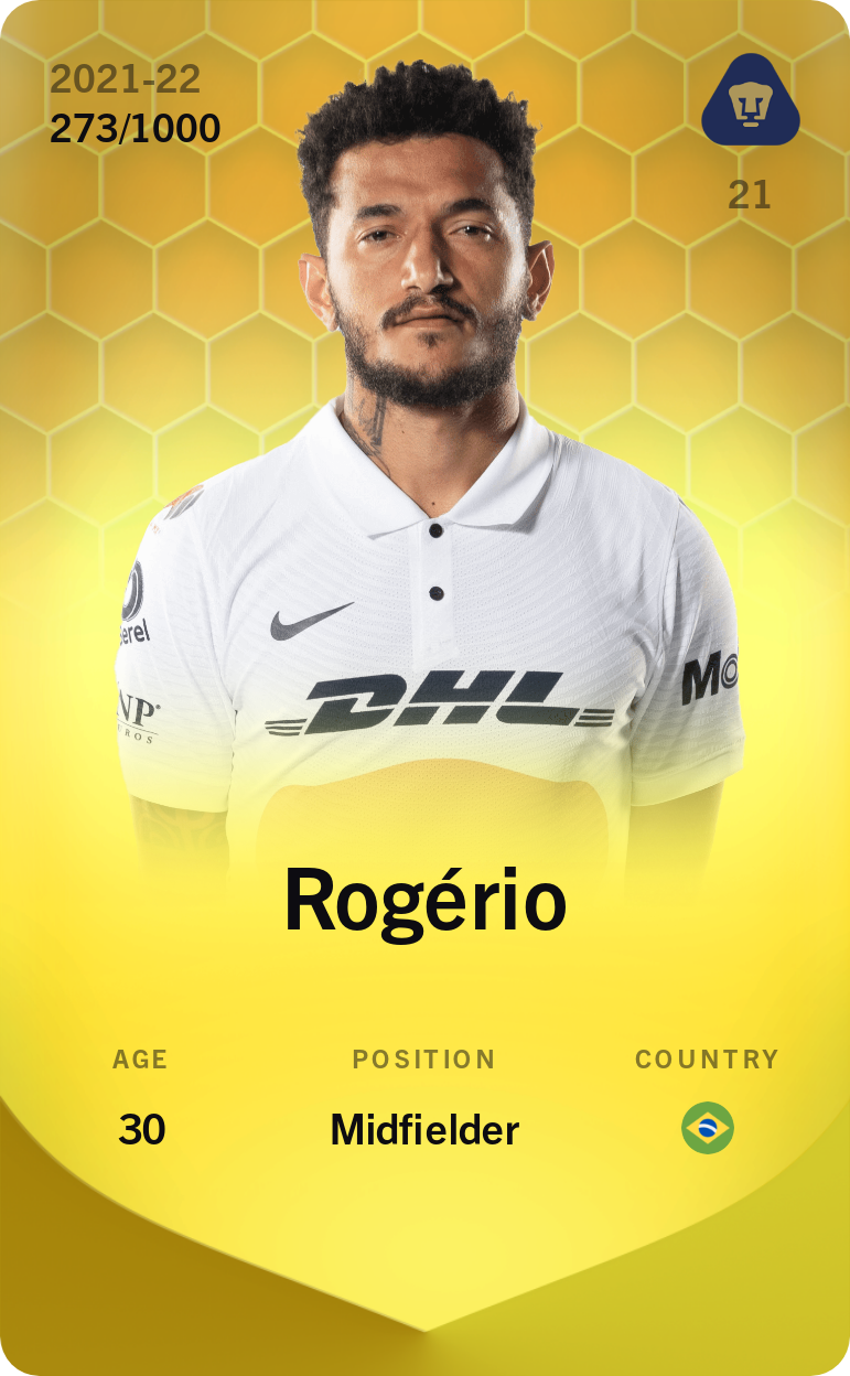 Rogério 2021-22 • Limited 273/1000